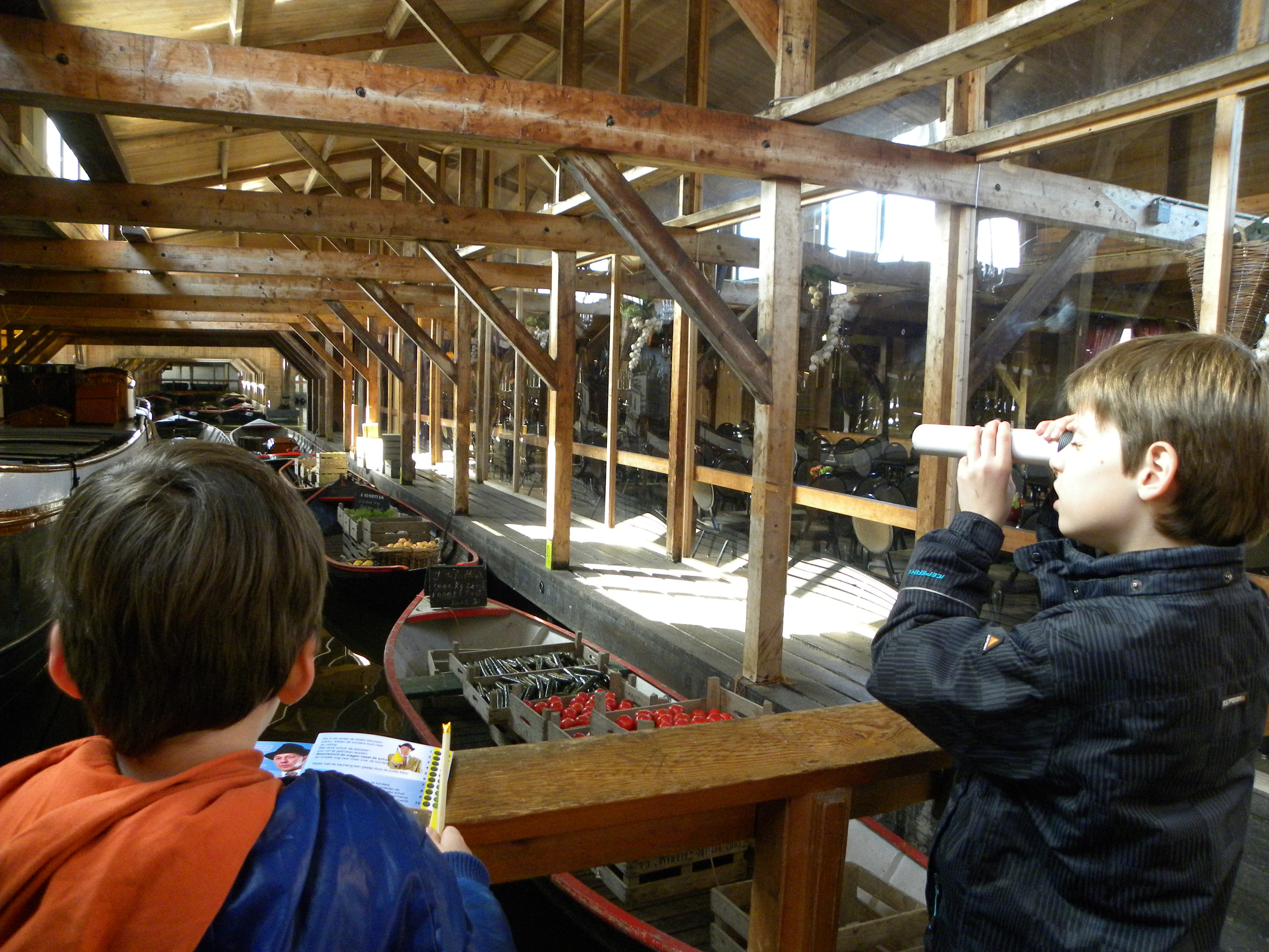 Woensdag kinderdag in Museum BroekerVeiling