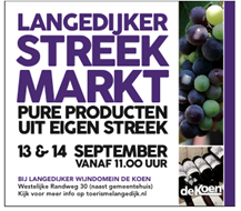 1e Langedijker Streekmarkt op 13 en 14 september 2014
