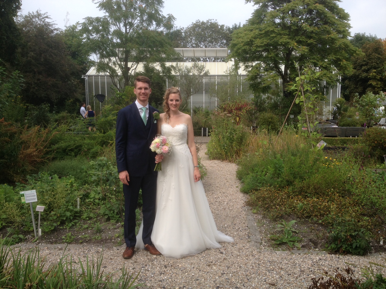Eerste huwelijksceremonie in Hortus Alkmaar