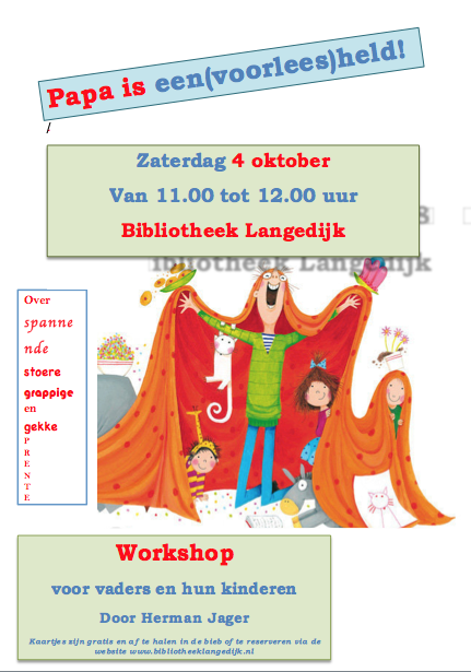 ’Vader Voorlezen’ Papa is een held!