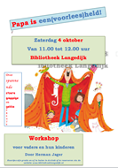 Vader Voorlezen op 4 oktober in bibliotheek Langedijk