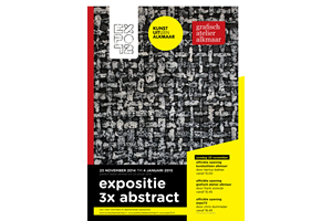 3x Abstract bij kunstinstellingen in Alkmaar