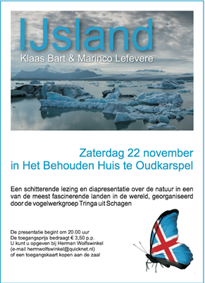 Lezing over IJsland in het Behouden Huis