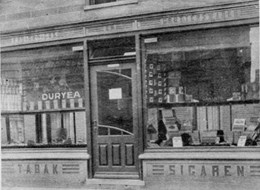 Historisch cafe in Bibliotheek Langedijk (foto St. Langedijker Verleden)