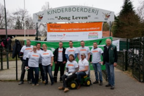 NL Doet 2015 bij Kinderboerderij Jong Leven