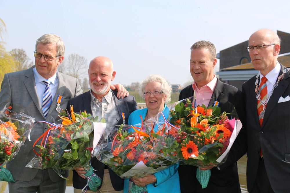 Koninklijke onderscheiding voor vier Langedijkers