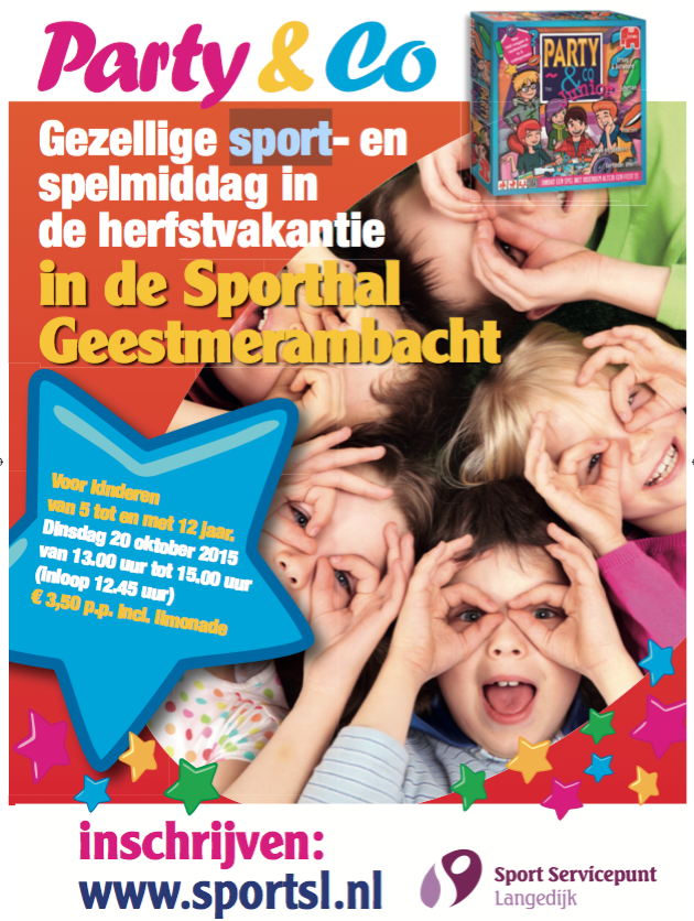 Party & Co Kids in sporthal Geestmerambacht