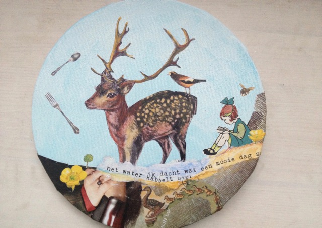 Cursus Collages maken bij Atelier Nicole Kruyning