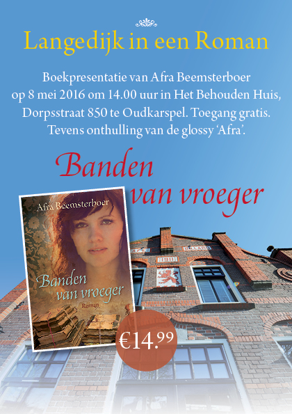 Boekpresentatie Afra Beemsterboer en onthulling glossy 'Afra'