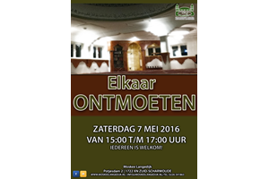Elkaar ontmoeten in de moskee van Langedijk