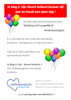 Open dag Je Mag Er Zijn 2016