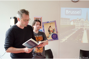 Leuke bookchat met Johan Vandevelde en Bart Vermeer in de bibliotheek