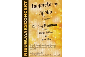 Nieuwjaarsconcert Fanfarekorps Apollo