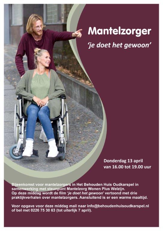 Mantelzorger “je doet het gewoon”