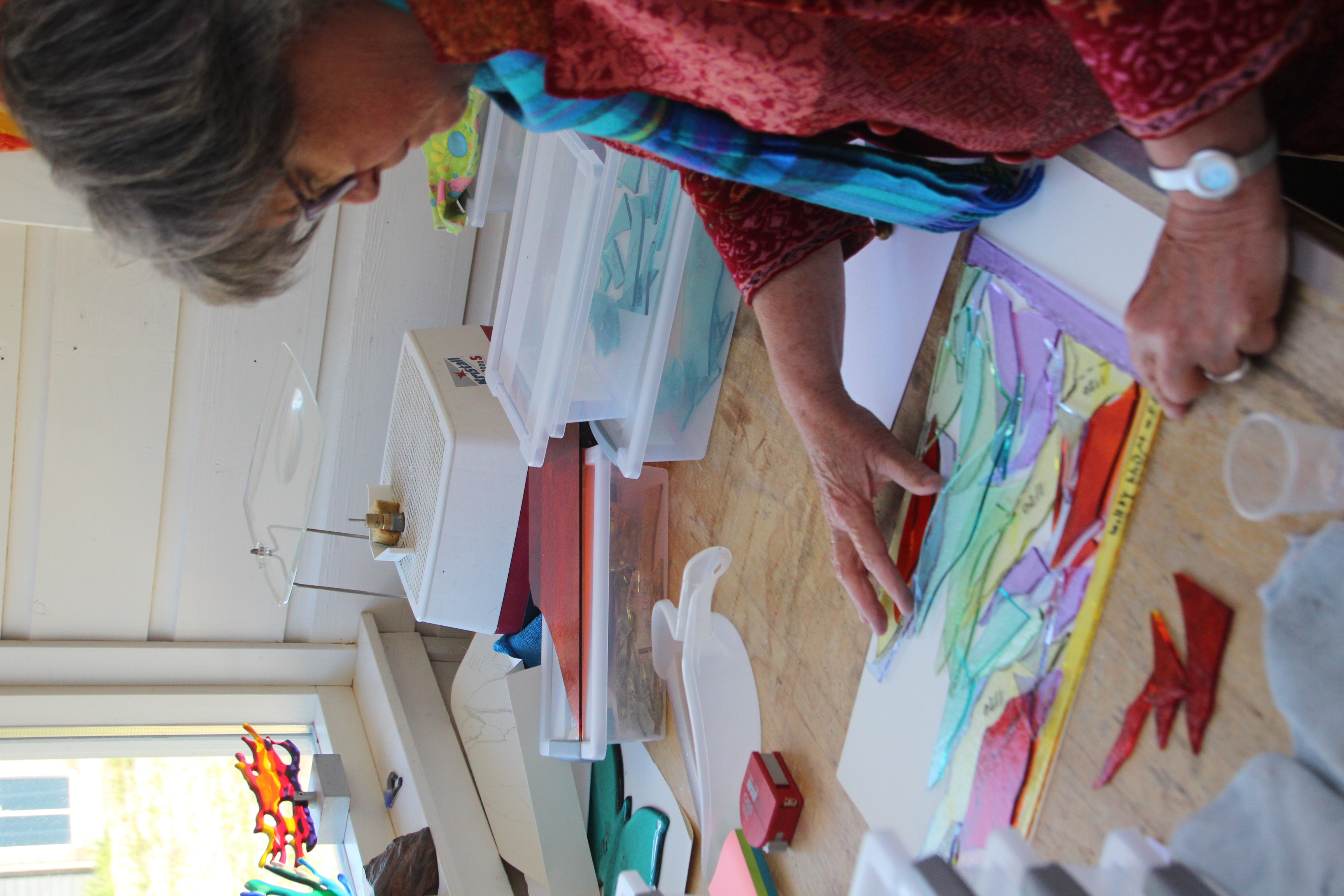 Expositie glaskunst bij Hortus Alkmaar