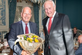 Burgemeester Jan Hoekema links met CvK Johan Remkes (foto TED_6577)