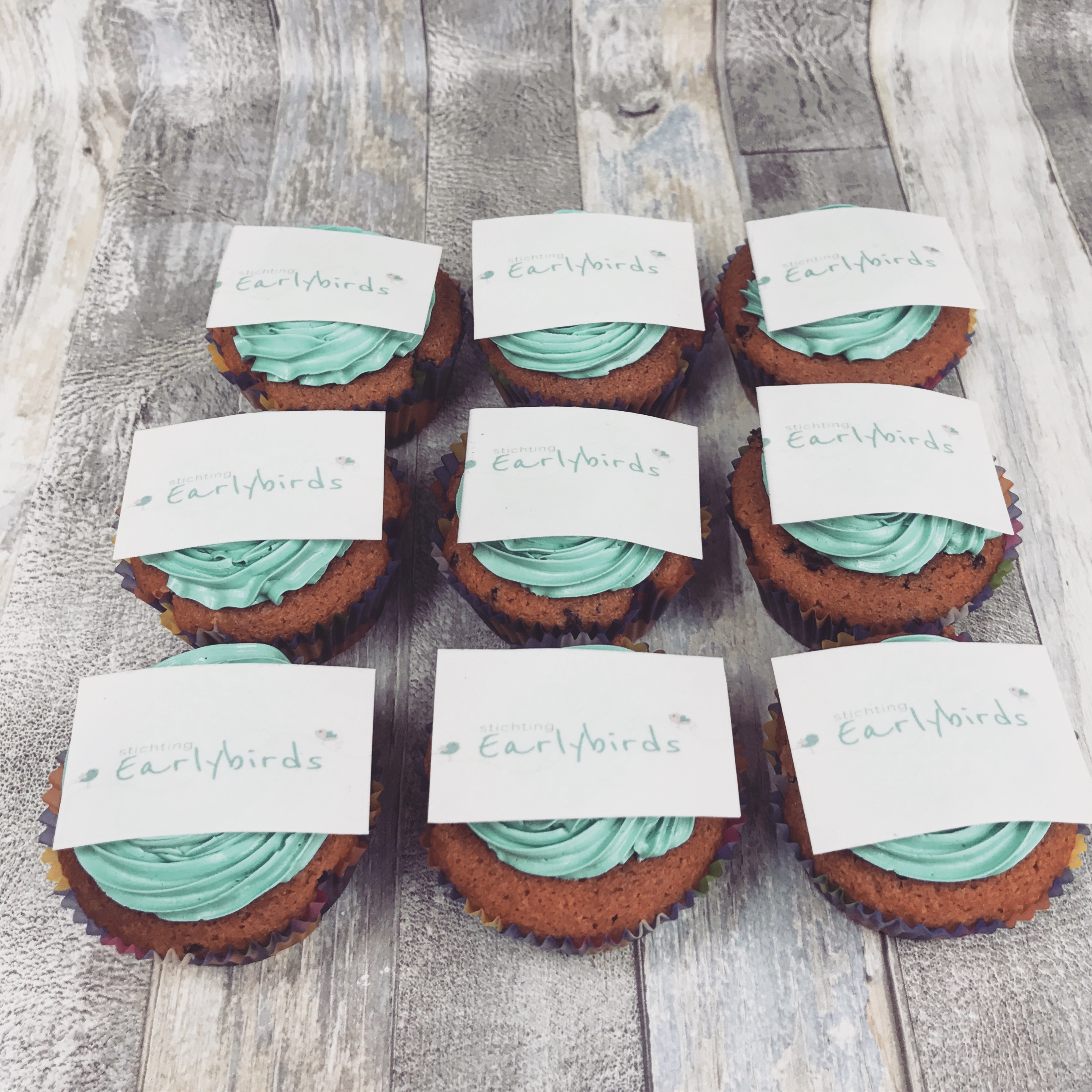 Cupcakes voor Stichting Earlybirds