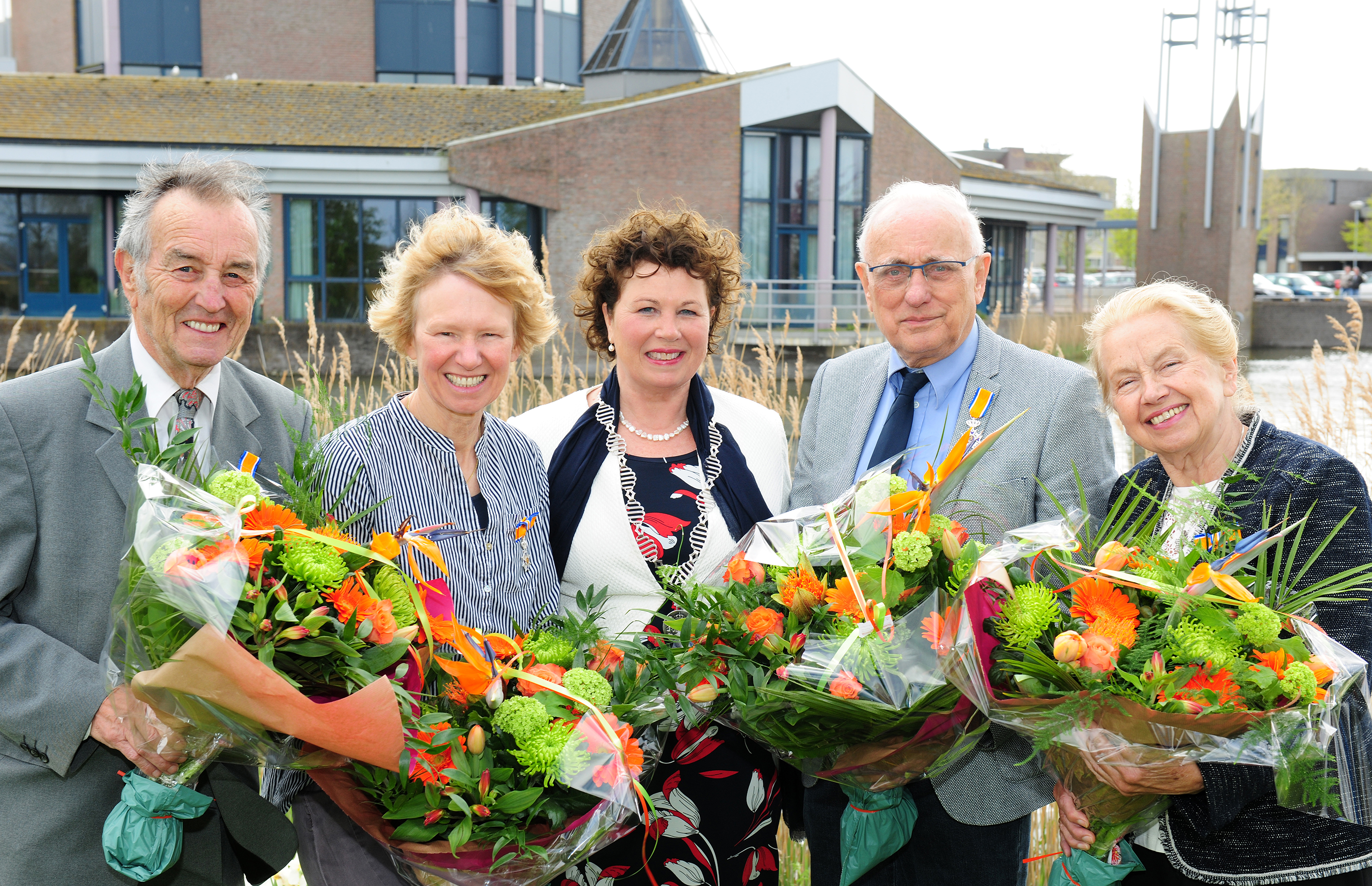 Koninklijke onderscheiding voor vier Langedijkers