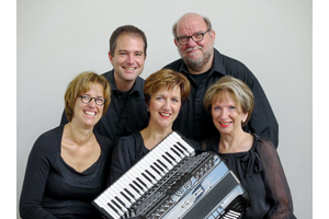 Concert accordeonkwintet Virtuosa in Kooger Kerk