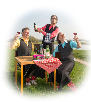 De Aimabele Schoften - Wijncabaret (fotograaf onbekend) - publiciteitsbeeld