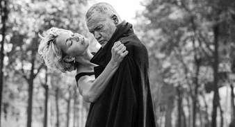 man en vrouw zwart wit