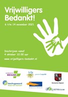 vrijwilligers bedankt poster