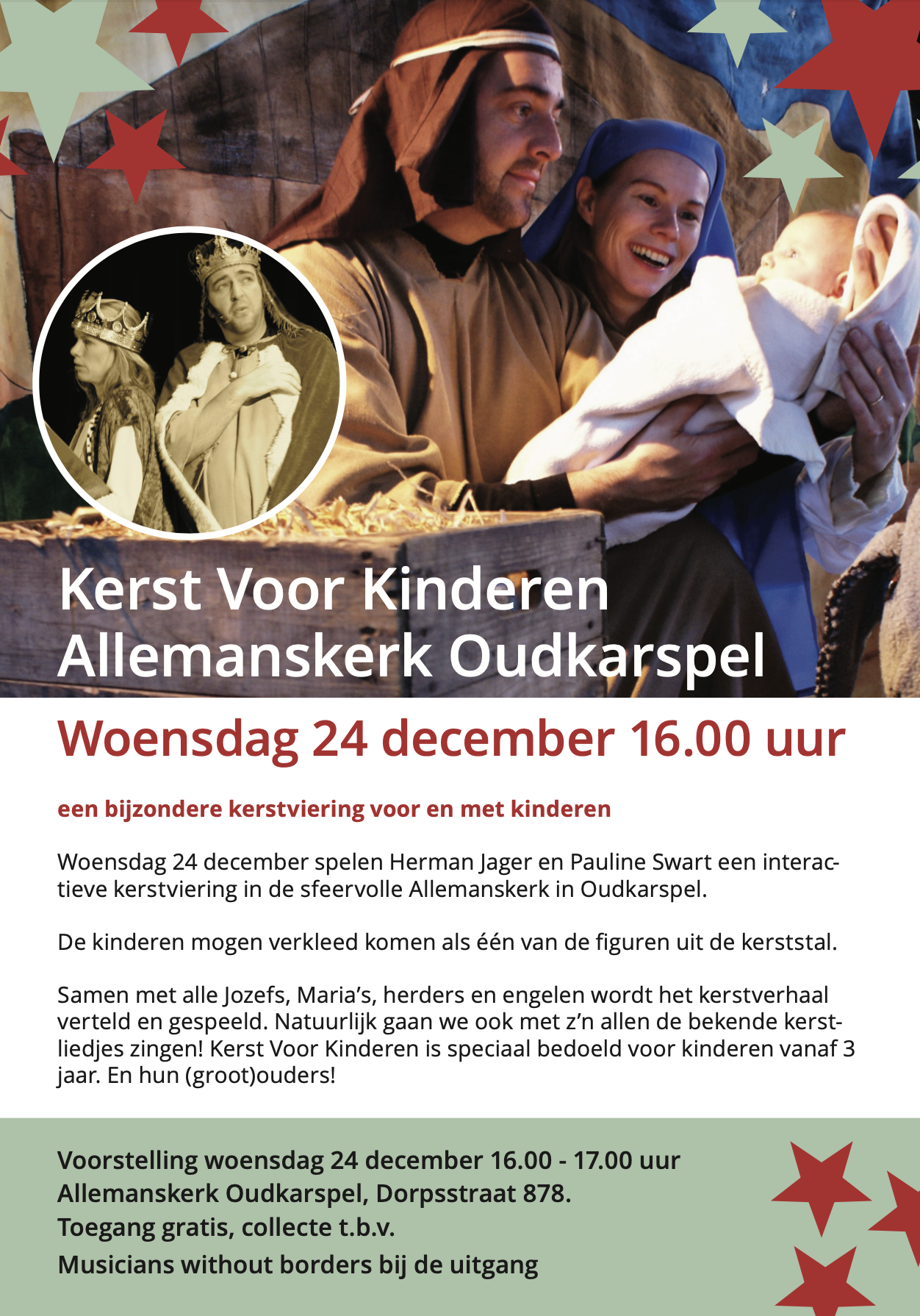 Kerst Voor Kinderen in de Allemanskerk