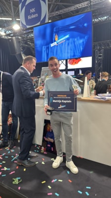 Mattijs Kaptein uitgeroepen tot Beste Leermeester Horeca