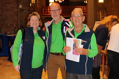 Het bestuur van St. Lief Langedijk op de Matchmarkt